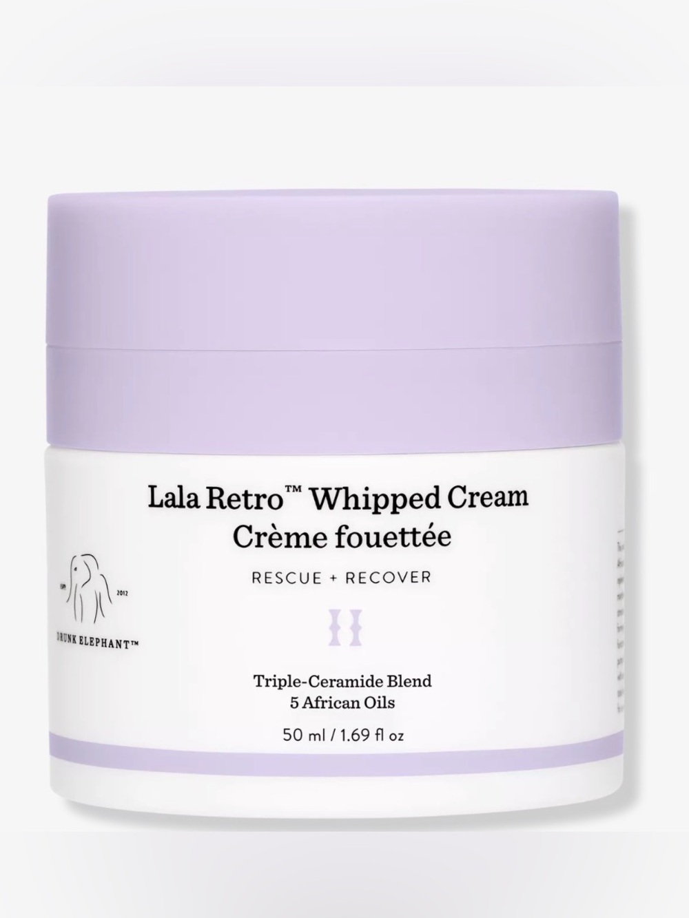 Drunk Elephant Lala Retro Whipped Cream Moisturizer - Rescue & Recover